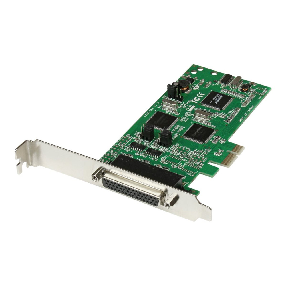 Produktbild för StarTech.com PCI express PCIe seriellt kombokort med 4 portar – 2x RS232 2x RS422/RS485 - seriell adapter - PCI Express x1 - 4 portar