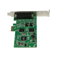 Produktbild för StarTech.com PCI express PCIe seriellt kombokort med 4 portar – 2x RS232 2x RS422/RS485 - seriell adapter - PCI Express x1 - 4 portar