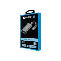 Produktbild för Sandberg - dockningsstation - USB - HDMI - 1GbE
