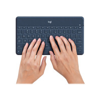 Produktbild för Logitech Keys-To-Go - tangentbord - QWERTY - nordiskt (danska/finska/norska/svenska) - klassisk blå Inmatningsenhet