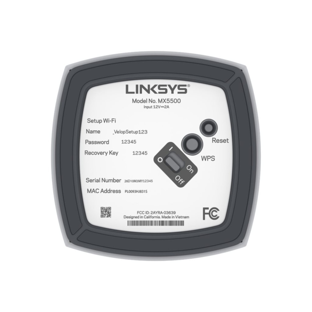 Produktbild för Linksys Atlas Pro 6 - Wifi-system - Wi-Fi 6 - skrivbordsmodell