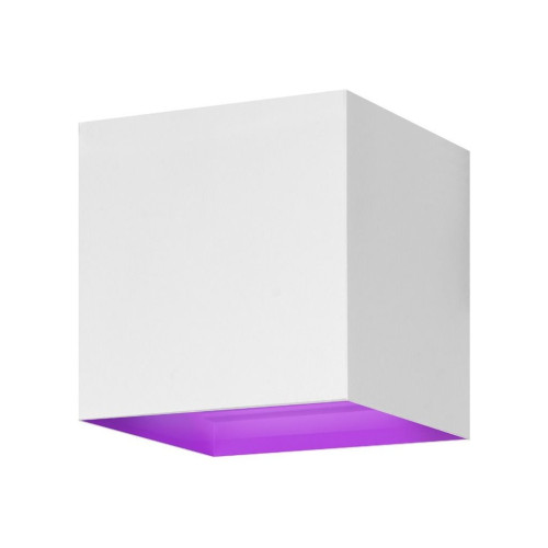 Hombli Hombli Smart Wall Light - vägglampa - LED - 6 W - varmt till kallt vitt ljus - 2700-6500 K - kub - vit