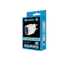 Produktbild för Sandberg strömadapter - 2-i-1 - USB, USB-C - 35 watt