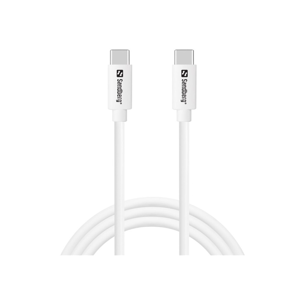 Produktbild för Sandberg Saver - USB typ C-kabel - USB-C till USB-C - 1 m