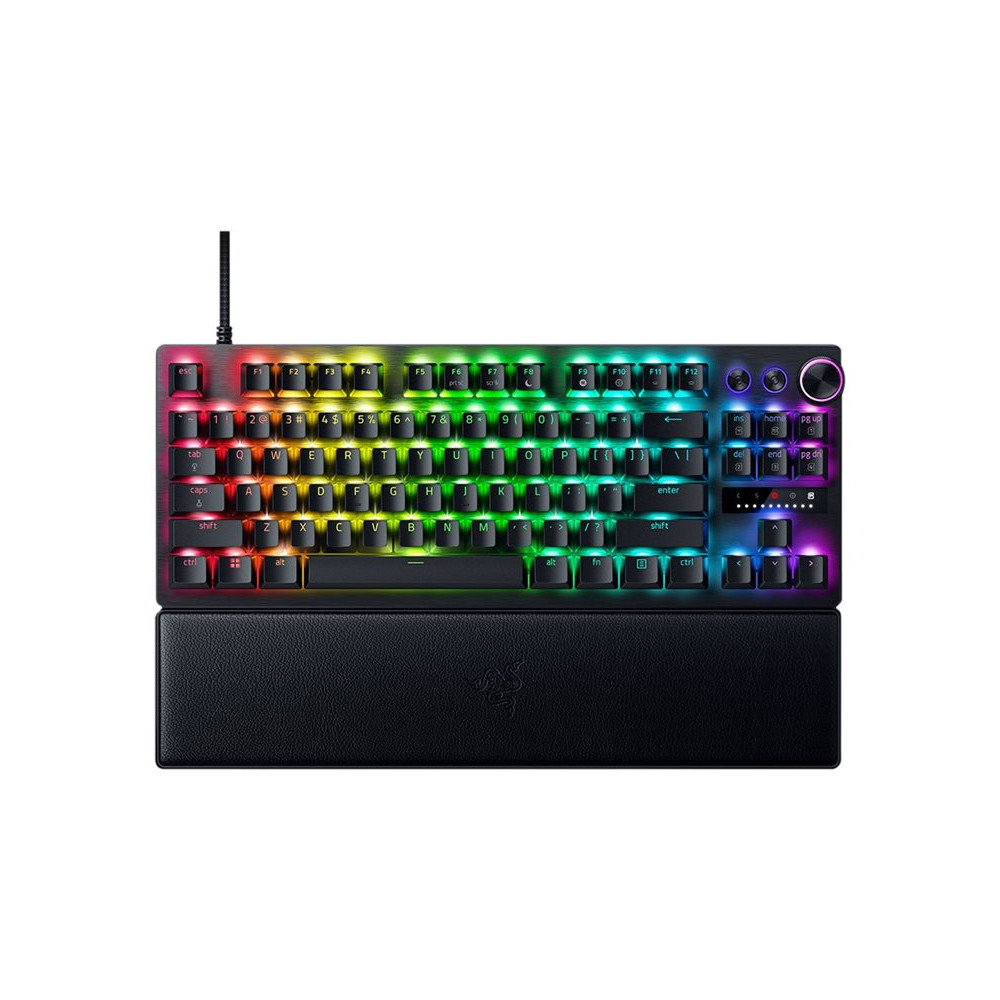 Produktbild för Razer Huntsman V3 Pro - tangentbord - 80% TKL - QWERTY - amerikansk Inmatningsenhet