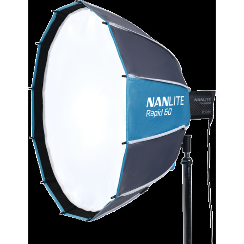 NANLITE Nanlite Rapid 60 Parabolic Softbox SB-RP60 with Eggcrate for FM Mount