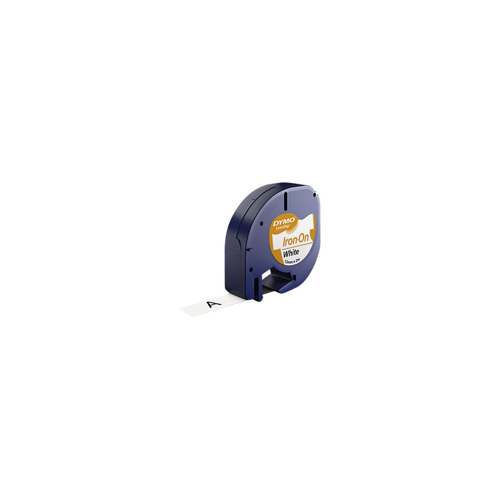 Produktbild för DYMO LetraTAG - påstrykningstejp - 1 kassett(er) - Rulle (1,2 cm x 2 m)