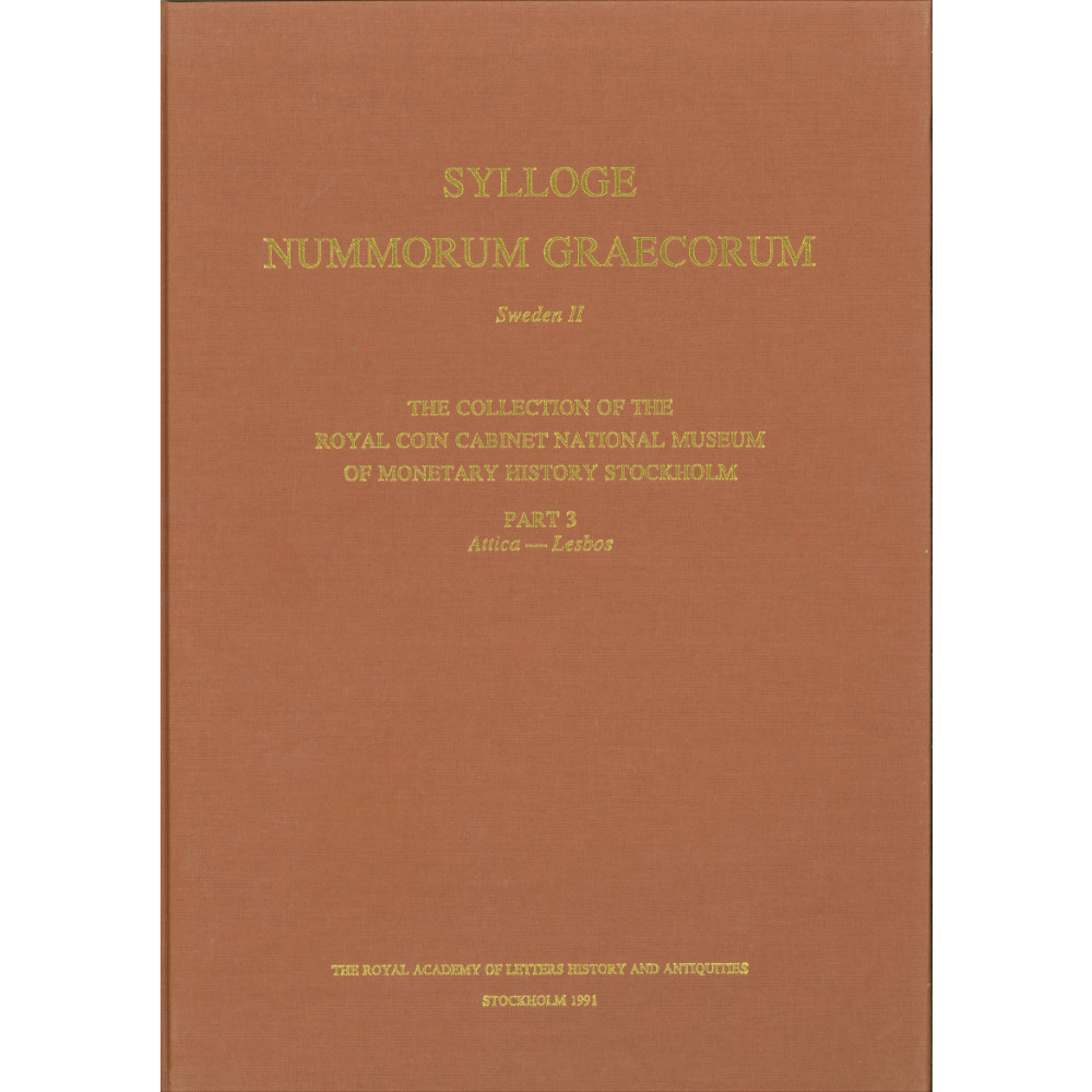 Produktbild för Sylloge nummorum Graecorum 2. The collection of the Royal Coin Cabinet, National Museum of Monetary History, Stockholm, P. 3 Attica-Lesbos (inbunden)