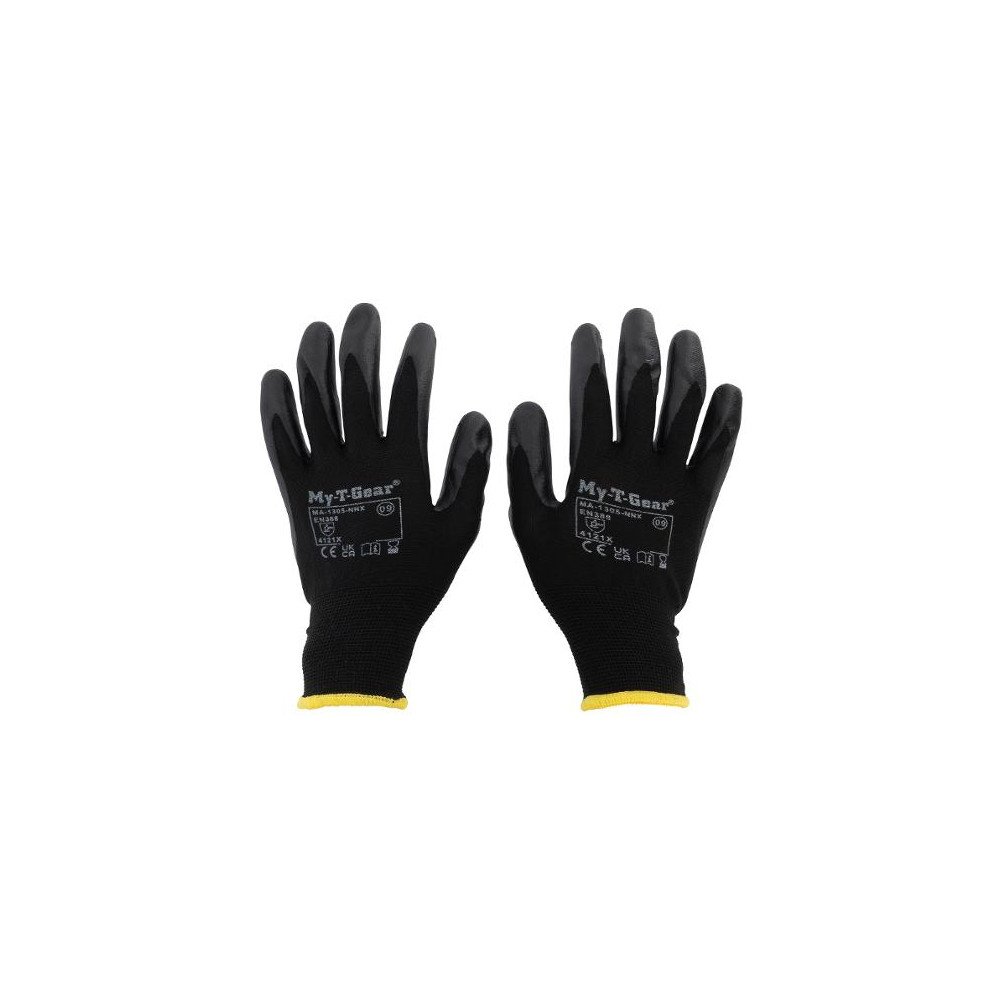 Produktbild för Montagehandske MY-T-GEAR nitril 13gg 9