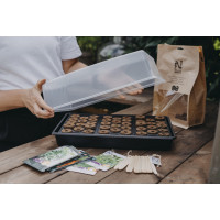 Produktbild för Minidrivhus Air brätten plugg 24 x 38 cm (Skadad)