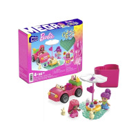 Produktbild för MEGA Barbie Color Reveal Bilresa med cabriolet, Byggsats, 4...