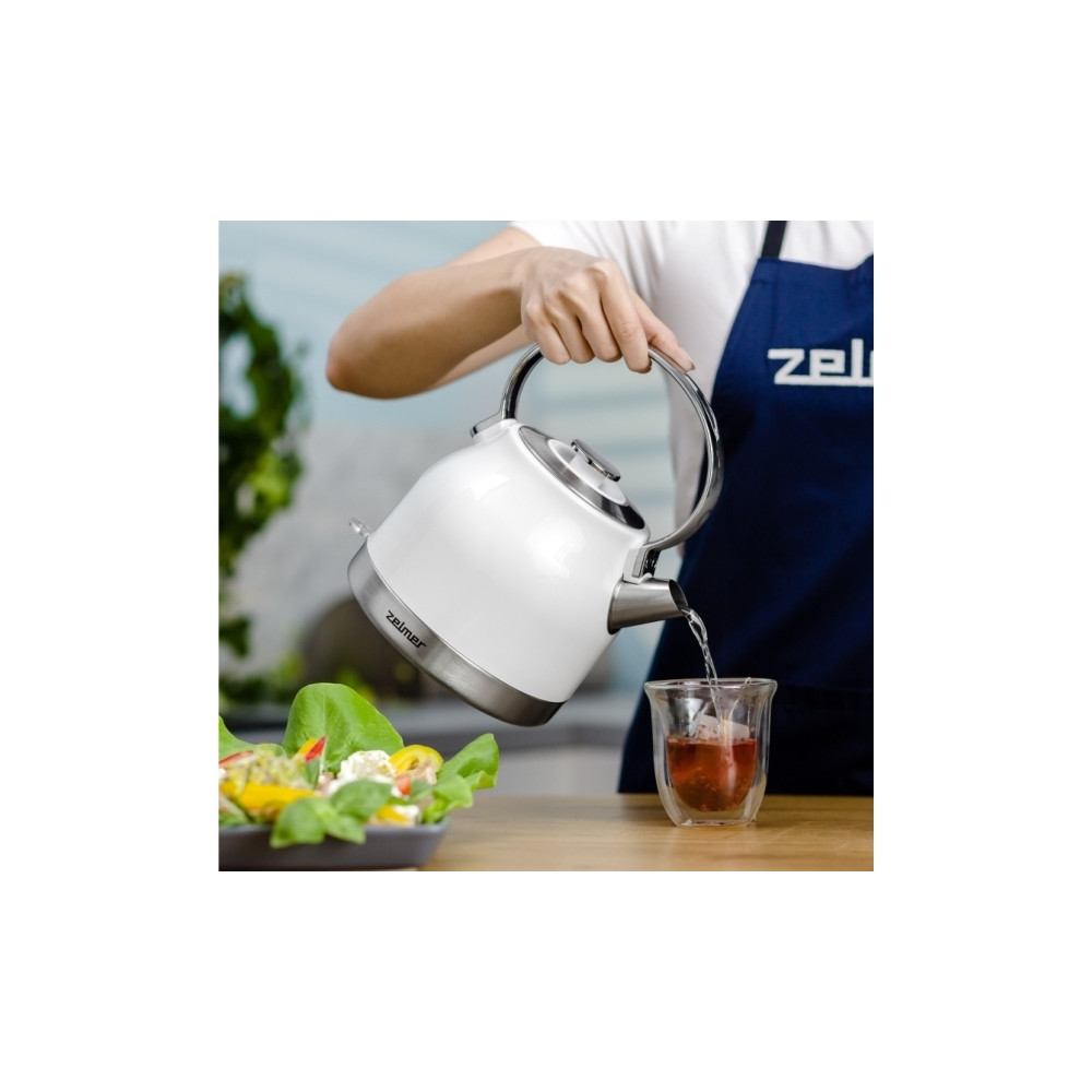 Produktbild för Zelmer ZCK7940, 1,5 l, 2200 W, Rostfritt stål, Vit, Rostfrit...