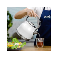 Produktbild för Zelmer ZCK7940, 1,5 l, 2200 W, Rostfritt stål, Vit, Rostfrit...