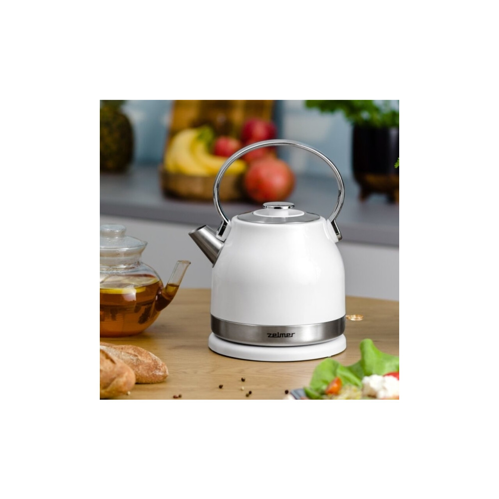 Produktbild för Zelmer ZCK7940, 1,5 l, 2200 W, Rostfritt stål, Vit, Rostfrit...