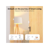 Produktbild för Sonoff SNZB-04P, Trådlös, Wi-Fi, Vit, Dörr/fönster, 30 m, Pl...