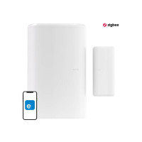 Produktbild för Sonoff SNZB-04P, Trådlös, Wi-Fi, Vit, Dörr/fönster, 30 m, Pl...