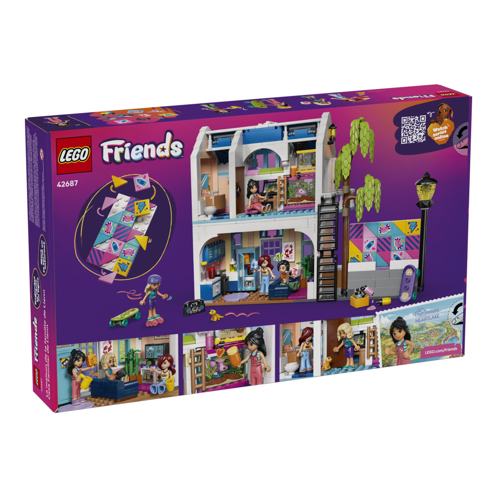 Produktbild för LEGO Friends 42687 - Liann's familjehus - byggsats