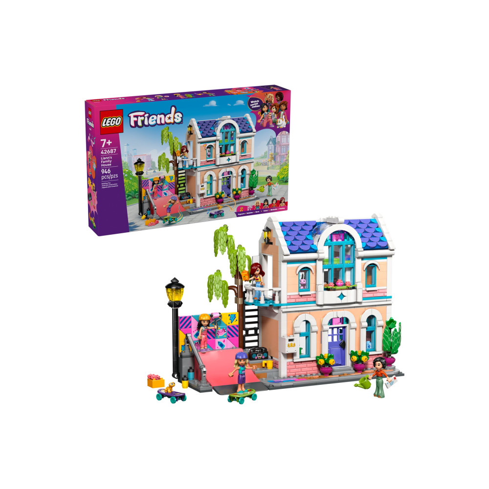 Produktbild för LEGO Friends 42687 - Liann's familjehus - byggsats
