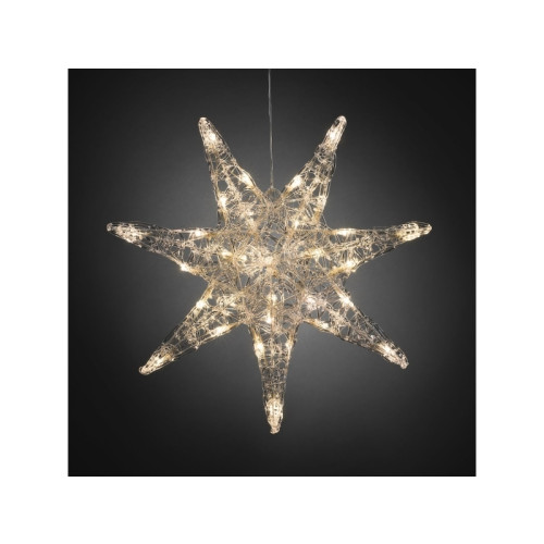 KONSTSMIDE Konstsmide 6110-103, Ljusdekoration, figur, Transparent, Pla...