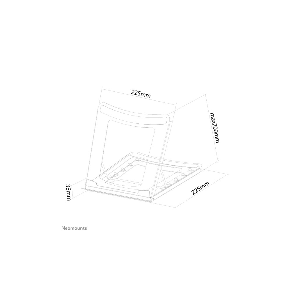 Produktbild för Neomounts NSLS075 ställ - för notebook - svart