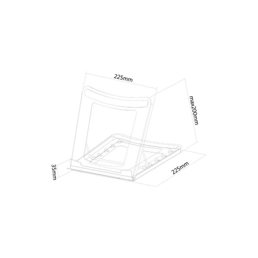 Produktbild för Neomounts NSLS075 ställ - för notebook - svart