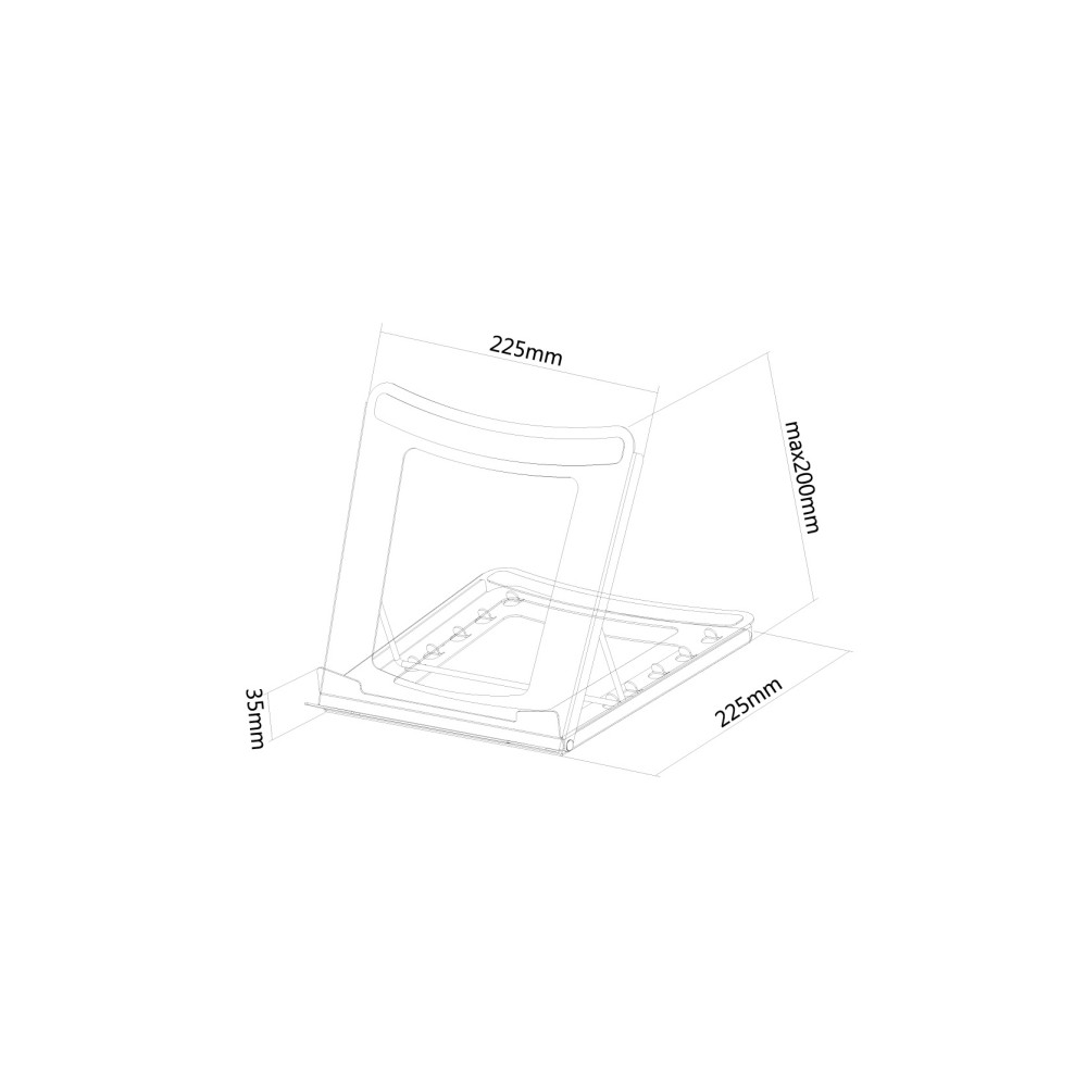 Produktbild för Neomounts NSLS075 ställ - för notebook - svart