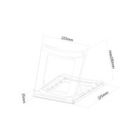 Produktbild för Neomounts NSLS075 ställ - för notebook - svart