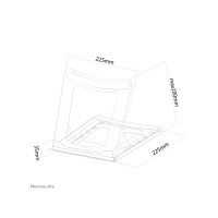 Produktbild för Neomounts NSLS075 ställ - för notebook - svart