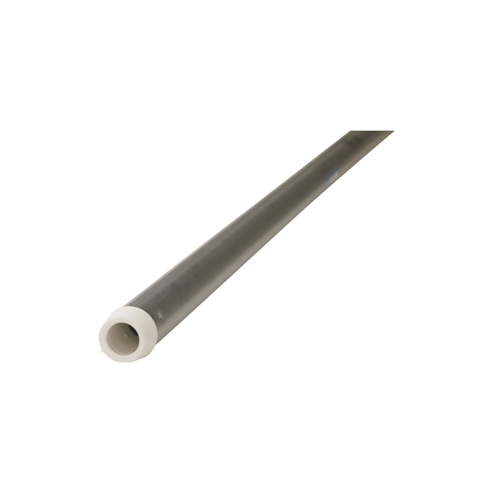 Produktbild för Gängat handtag, Vikan, 150,5x2,2x2,2cm, Ø2,2cm, vit, alumini...