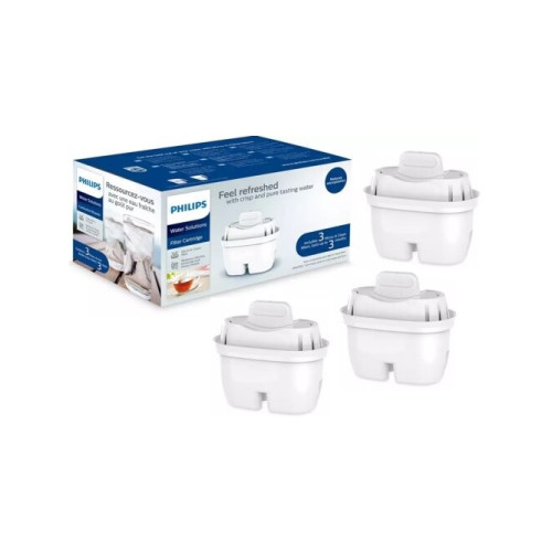 Philips Philips ersättningsfilterpatroner 3st vattenfilter AWP211/31