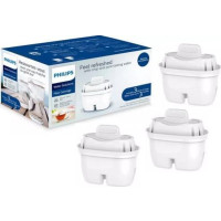 Produktbild för Philips ersättningsfilterpatroner 3st vattenfilter AWP211/31