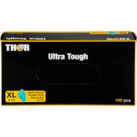 Produktbild för Engångshandske, THOR Ultra Tough, XL, grön, nitril, puderfri