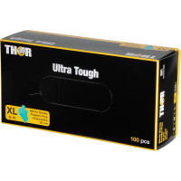 Produktbild för Engångshandske, THOR Ultra Tough, XL, grön, nitril, puderfri