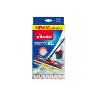 Produktbild för Vileda UltraMax XL, Moppdyna, Röd, Vit, Mikrofiber, 1 styck,...