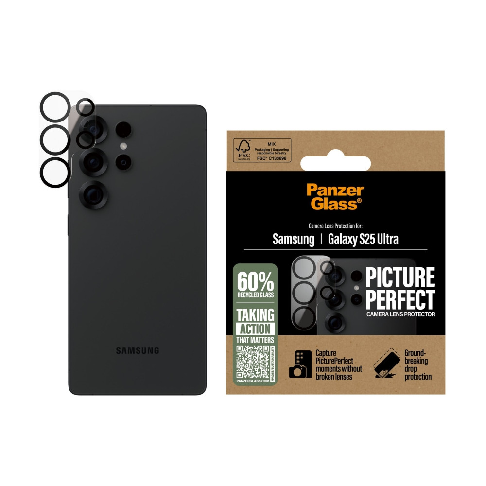 Produktbild för PanzerGlass PicturePerfect - linsskydd för mobiltelefon