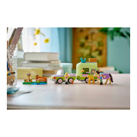 Produktbild för LEGO Friends 42695 - Häst & Fölet Transportående - byggsats
