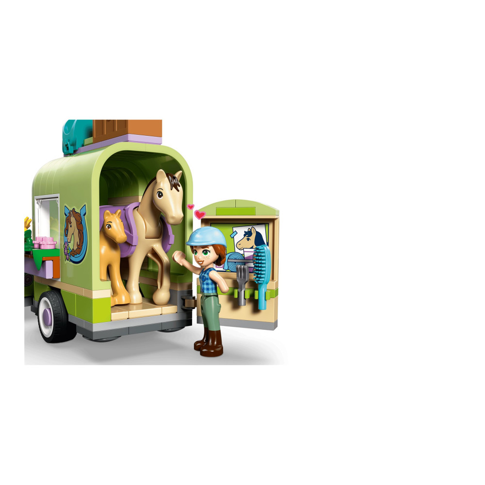 Produktbild för LEGO Friends 42695 - Häst & Fölet Transportående - byggsats