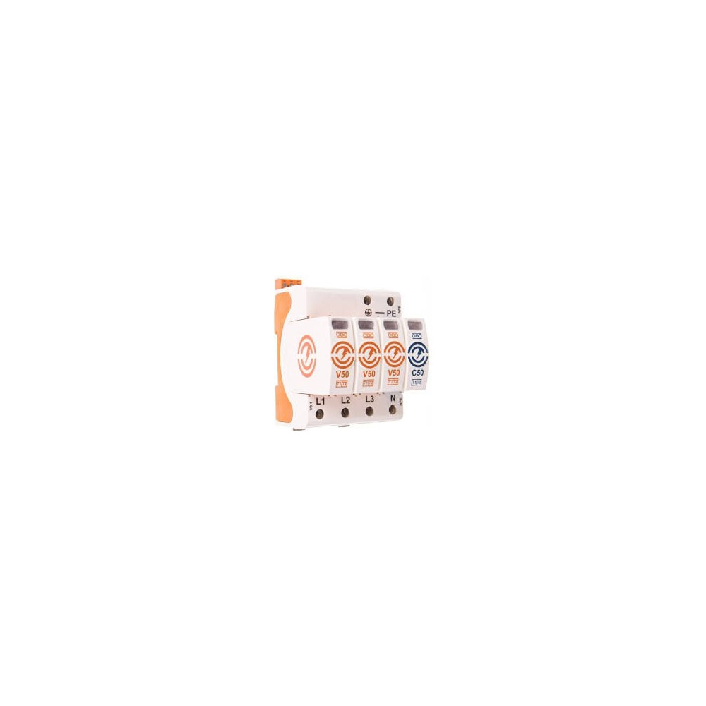 Produktbild för Bettermann överspänningsavledare B+C 3P+N 12,5kA 280V (50935...