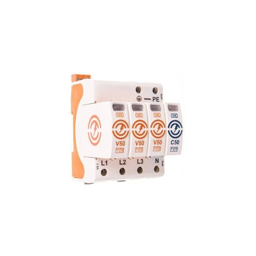 OBO Bettermann överspänningsavledare B+C 3P+N 12,5kA 280V (50935...