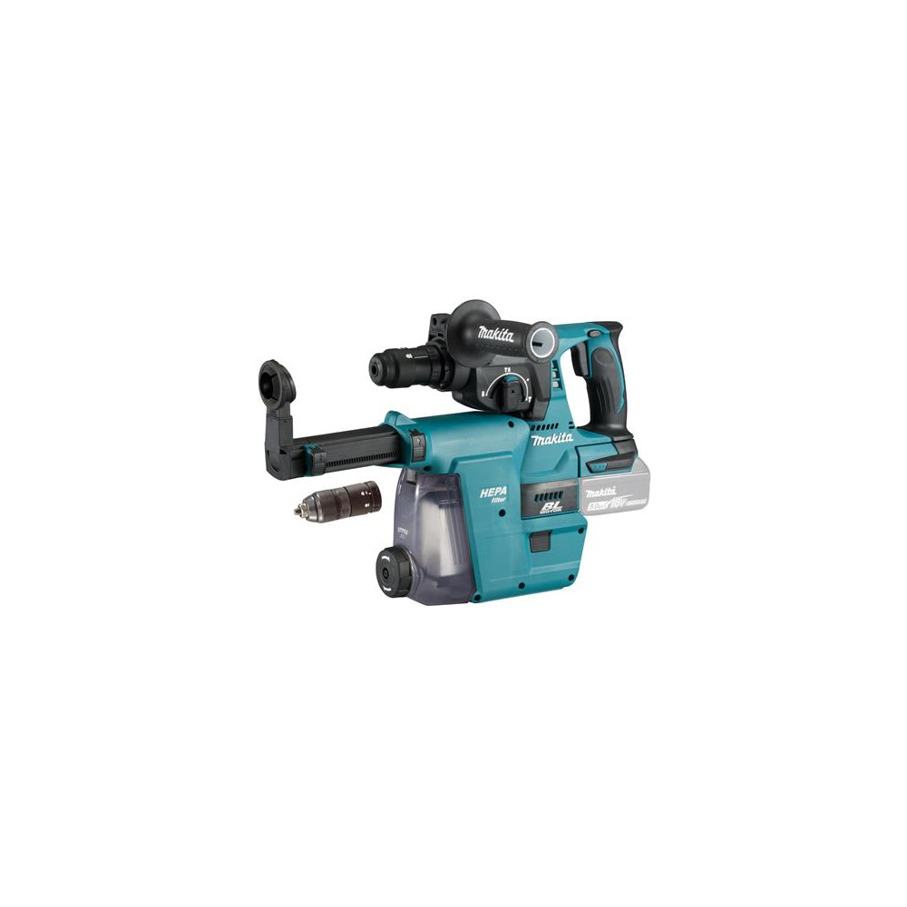 Produktbild för Makita DHR243ZJW batteridriven slagborr 18 V, SDS-PLUS, 2,0J...