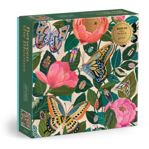 Galison Between the Blooms 1000 Piece Foil Puzzle (bok, eng)