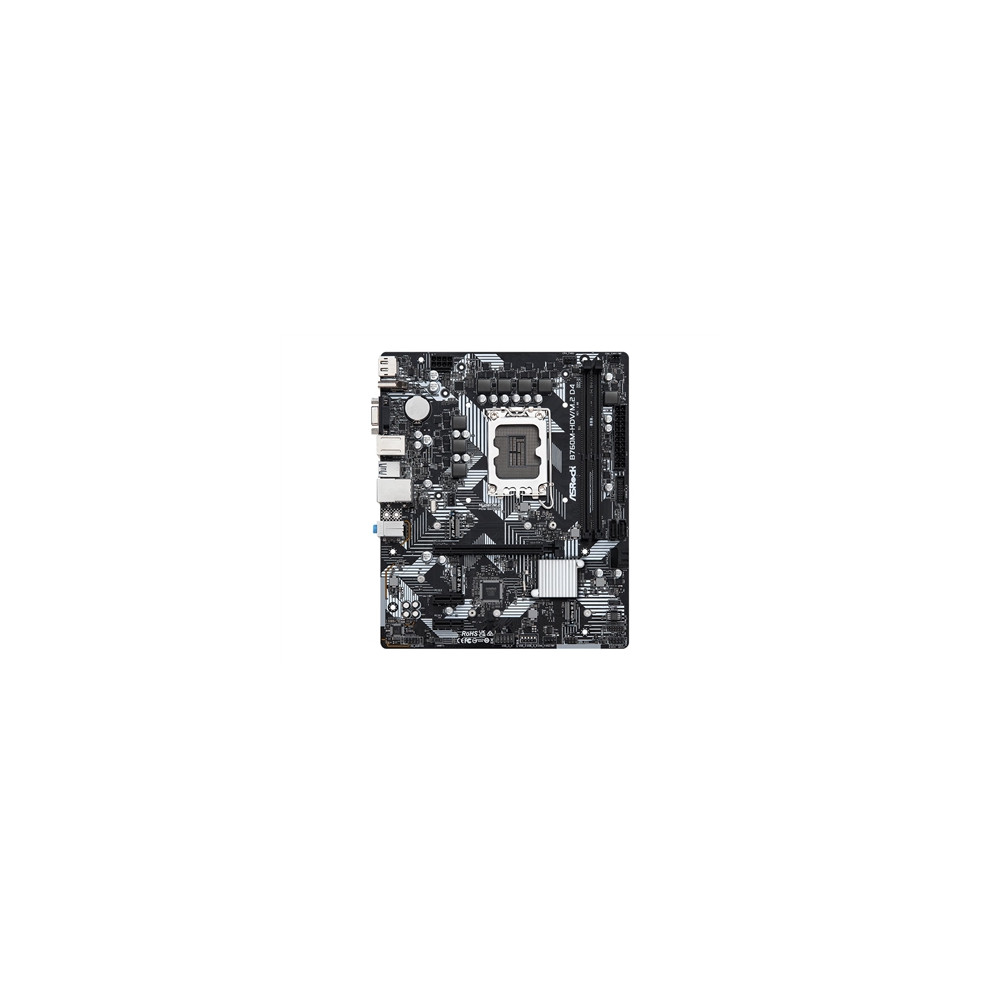 Produktbild för ASRock B760M-HDV/M.2 D4 - moderkort - micro ATX - LGA1700-uttag - B760