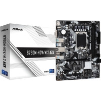 Produktbild för ASRock B760M-HDV/M.2 D4 - moderkort - micro ATX - LGA1700-uttag - B760