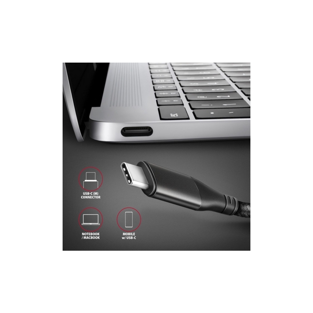Produktbild för AXAGON RVC-HI2MC - videokort - USB-C / HDMI - 1.8 m