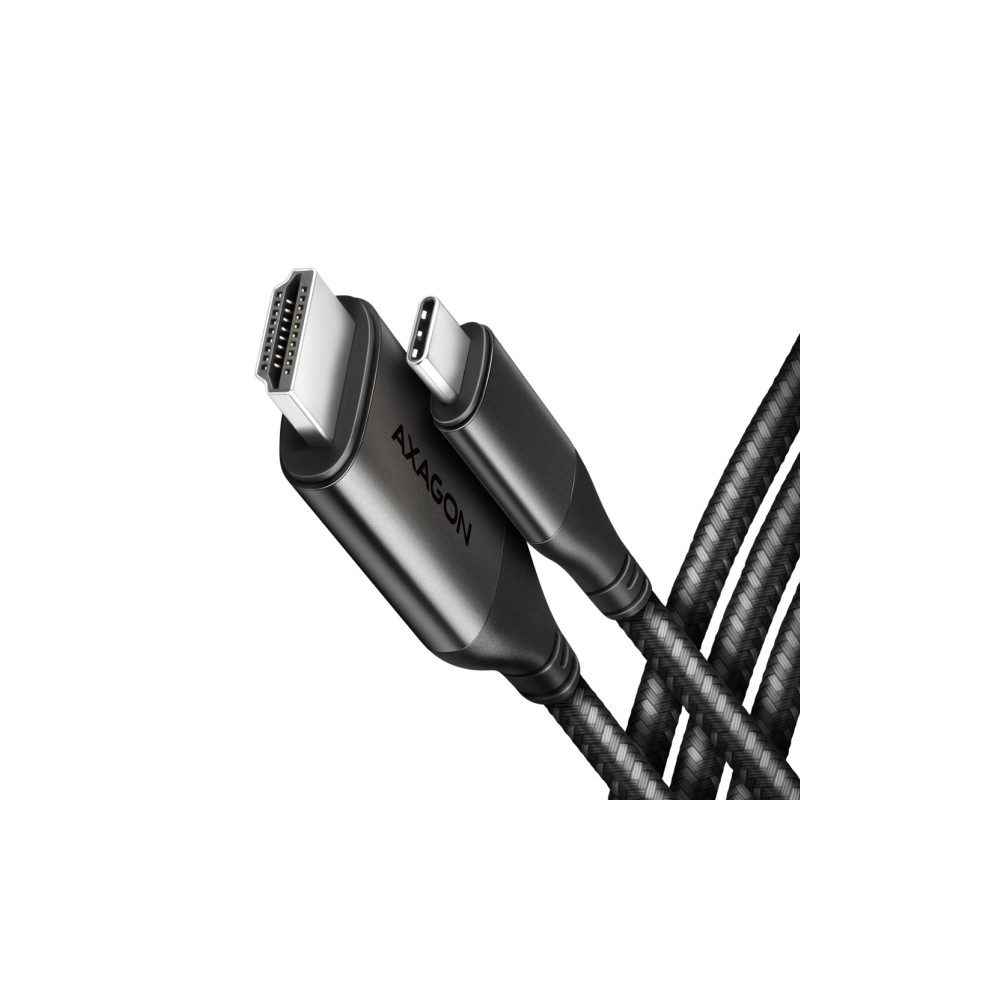Produktbild för AXAGON RVC-HI2MC - videokort - USB-C / HDMI - 1.8 m