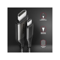 Produktbild för AXAGON RVC-HI2MC - videokort - USB-C / HDMI - 1.8 m