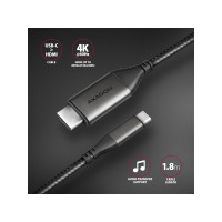 Produktbild för AXAGON RVC-HI2MC - videokort - USB-C / HDMI - 1.8 m