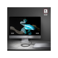 Produktbild för AXAGON RVC-HI2MC - videokort - USB-C / HDMI - 1.8 m