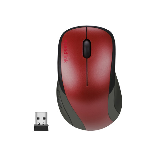 Jöllenbeck SPEEDLINK KAPPA Mouse - mus - 2.4 GHz - röd