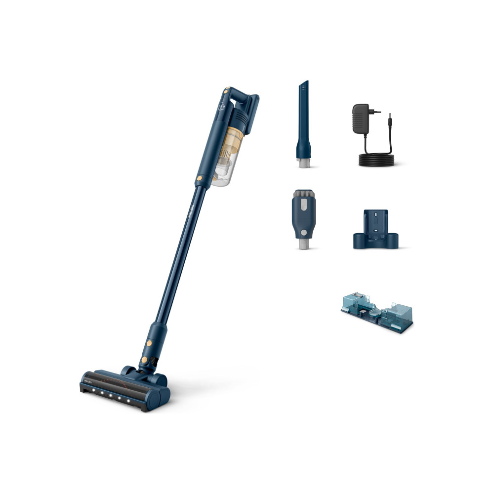 Produktbild för Philips 5000 Series XC5043 - dammsugare - sladdlös - skaft/handhållen - 1 batteri - ljusgul